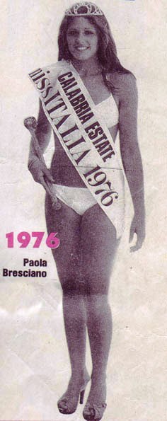 Paola Bresciano - Miss Italia 1976