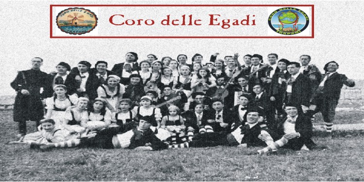 Una vecchia foto del Coro del 1935 anno della fondazione
