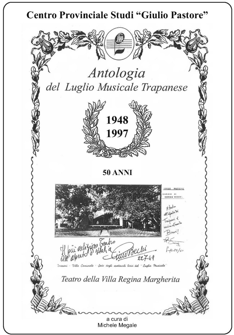 Copertina Antologia Luglio Musicale Trapanese