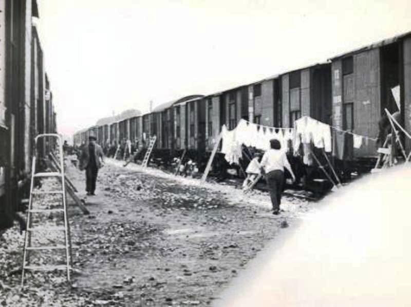 1968 arrivo alla stazione di Calatafimi-Segesta