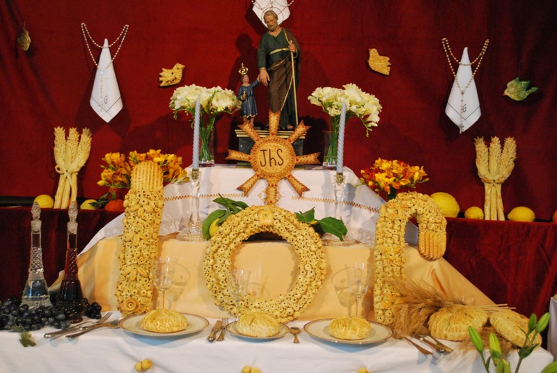 l'Altare di San Giuseppe 2010 Paceco