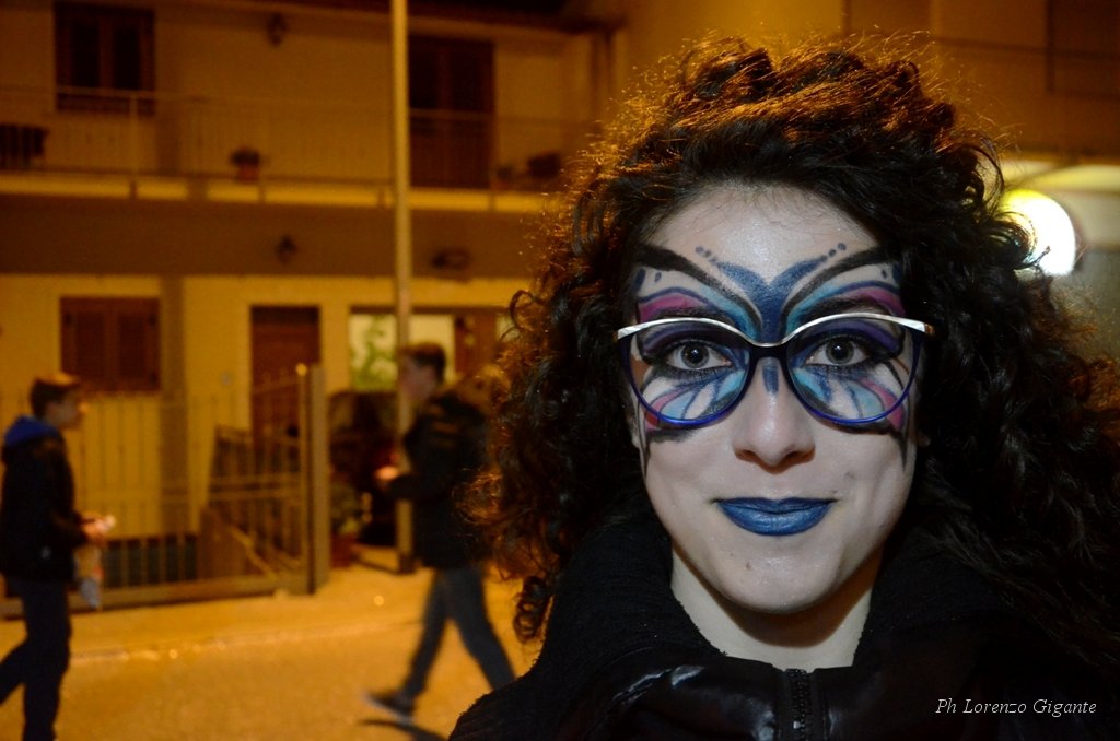 Una maschera del Carnevale 2016 valdericino